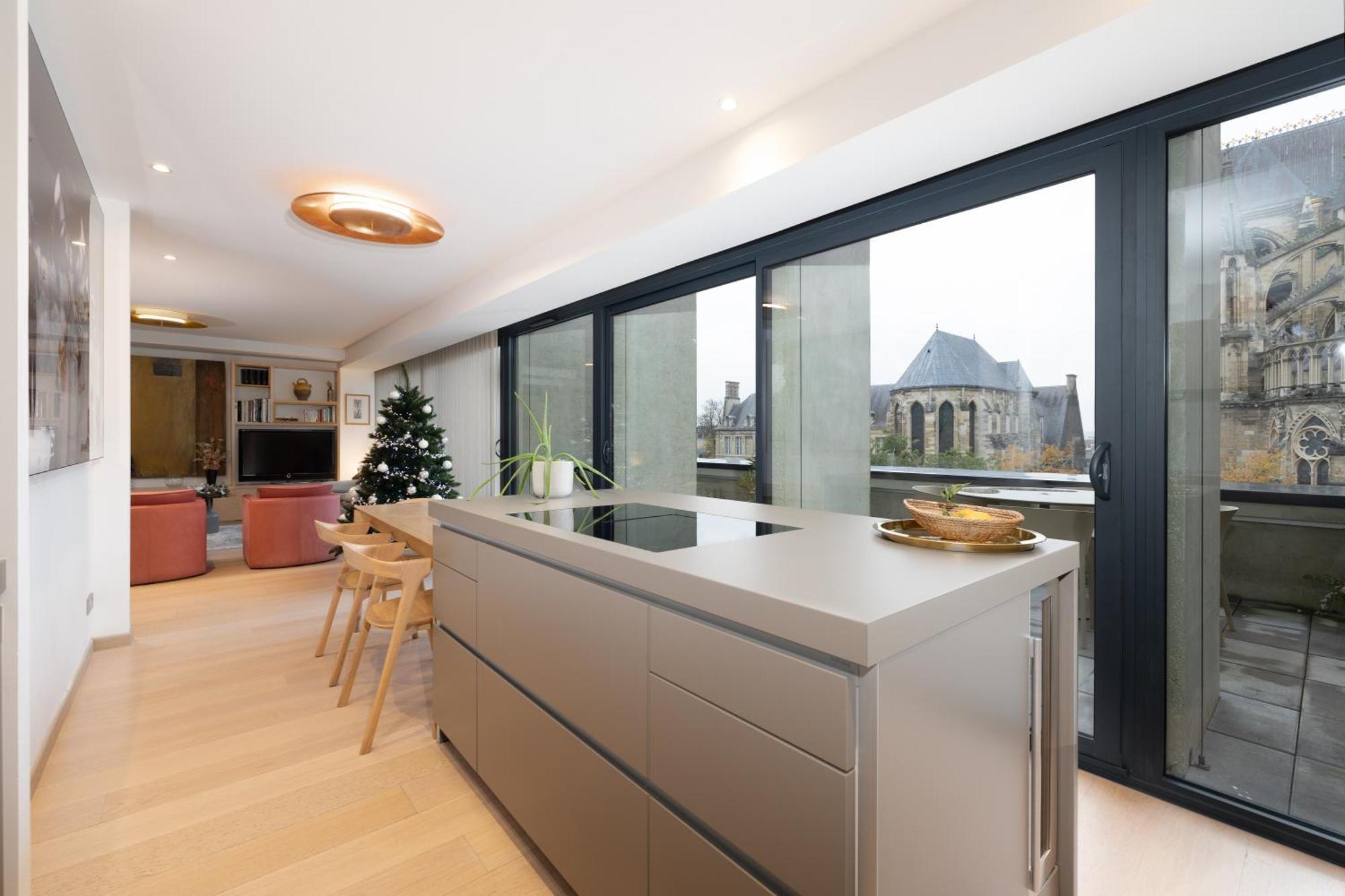 Appartement Les 7 Anges - Parking, Vue Cathedrale & Centre Historique