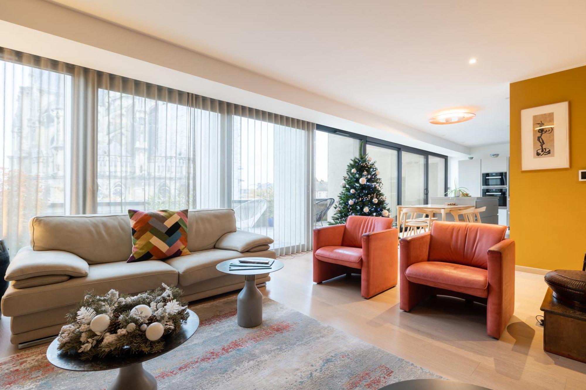 Appartement Les 7 Anges - Parking, Vue Cathedrale & Centre Historique